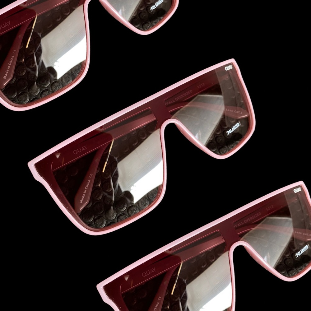 Quay Australia Oversized POLARIZED  Nightfall sunglasses.